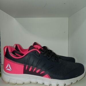Reebok Sublite Gray and Pink Running Sneakers Size 7